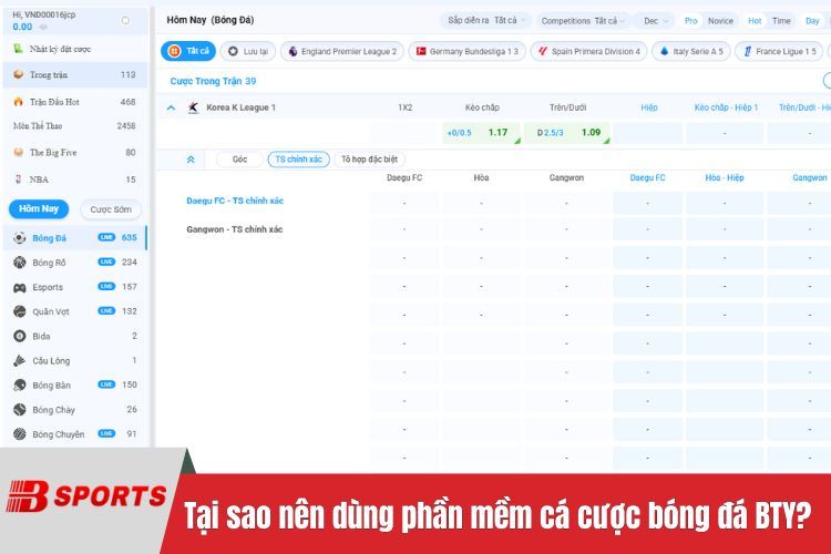 Tại sao nên dùng phần mềm cá cược bóng đá BTY6138?